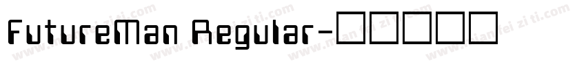 FutureMan Regular字体转换